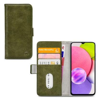 Mobilize Elite Gelly Samsung Galaxy A03s Cover a libro portafoglio - Verde