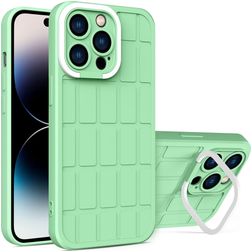 Mobigear Cube iPhone 14 Pro Hardcase Back cover con supporto - Verde