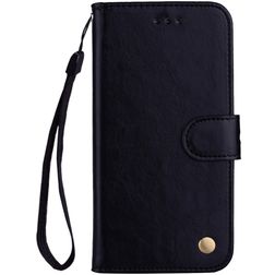 Mobigear Wallet Huawei P Smart (2018) Lompakkokotelo + Setelitasku - Musta