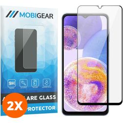 Mobigear Premium Samsung Galaxy A24 Cristal templado Protector de pantalla - Compatible con fundas - Negro (pack de 2)