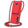 Mobigear Lanyard Card Samsung Galaxy S24 FE Silikon Etui ze smyczą z kieszenią na karty - Czerwony