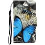 Mobigear Design Huawei P40 Lite E Wallet case - Butterfly