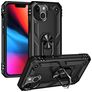 Mobigear Armor Ring iPhone 14 Fodral Hårdplast Skal Stötsäkert med ringhållare - Svart