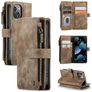 CaseMe C30 iPhone 13 Mini Wallet case - Brown