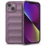Mobigear Bumpy iPhone 14 Flexibilní TPU Zadní kryt - Fialová