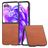 Mobigear Excellent Motorola Razr 50 Ultra Hardcase Etui plecki - Brązowy