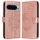 Mobigear Butterfly Google Pixel 9 Pro XL Plånboksfodral med sedelfack - Roséguld