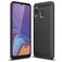 Mobigear Brushed Slim Samsung Galaxy A40 Joustava TPU Suojakuori - Musta