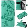 Mobigear Butterfly iPhone 16 Pro Max Wallet case - Green
