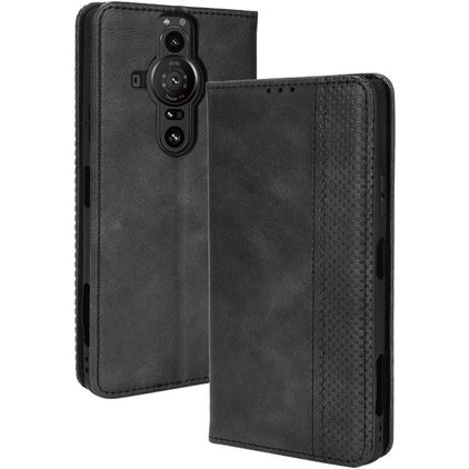 Mobigear Sensation Sony Xperia Pro-I Pungetui med Seddelrum - Sort
