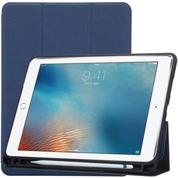 Mobigear Tri-Fold Gel iPad Pro 10,5 polegadas (2017) TPU / Pele sintética Capa livro + Suporte para caneta stylus - Azul