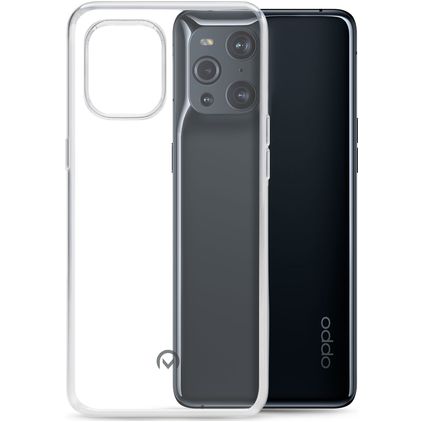 Mobilize Gelly Clear OPPO Find X3 Elastyczne TPU Etui plecki - Przezroczysty