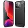Mobigear Brushed Slim iPhone 14 Pro Max Flexibel TPU Skal - Svart