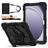 Mobigear SureGrip Xtreme Samsung Galaxy Tab A9 Plus (2023) Plastica rigida / Silicone Back cover + Tracolla + Supporto - Nero