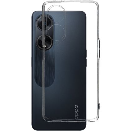 Mobiparts Classic Transparente OPPO A98 TPU flexível Capa traseira - Transparente