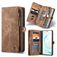 CaseMe 008 Samsung Galaxy S20 Cover a libro 2 in 1 con guscio estraibile a portafoglio - Marrone