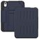 Mobigear Magnetic Folio iPad Mini 6 (2021) Wallet case + Stylus Holder - Navy Blue