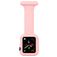 Mobigear Clip Case Nurse Apple Watch Strap Pin - 46/45/44 mm - Pink