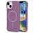 Mobiparts Slim Line iPhone 15 MagSafe Funda Plástico rígido Carcasa - Imperial Purple