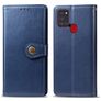 Mobigear Snap Button Samsung Galaxy A21s Cover a libro portafoglio - Blu