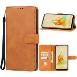 Mobigear Wallet OPPO Reno 8T 4G Pungetui med Seddelrum - Brun