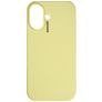 Nudient Base iPhone 16 Plus Silikon Zadní kryt - Pale Yellow