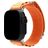 Mobilize Alpine Nailon Apple Watch Ranneke Solki - 49/46/45/44 mm - Oranssi