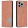 Mobigear Rhombus Slim iPhone 15 Pro Max Pungetui - Brun