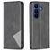 Mobigear Rhombus Slim Samsung Galaxy A27 Capa livro - Preto