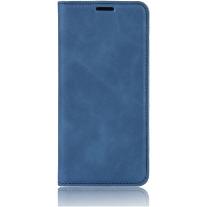 Mobigear Retro Slim OPPO A91 Knížkové pouzdro Peněženka - Tmavě modrá