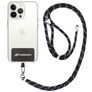 Mobigear Lanyard Yleismallinen säädettävä puhelimen kaulanauha - Musta / Kulta
