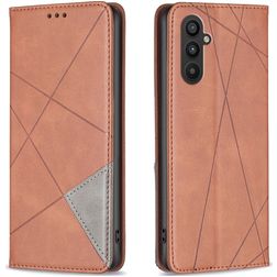 Mobigear Rhombus Slim Samsung Galaxy A24 Pungetui - Brun