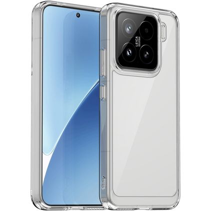 Mobigear Crystal Clear Xiaomi 15 Hardcase Etui plecki - Przezroczysty