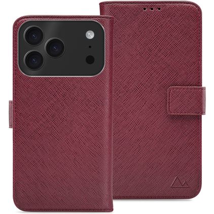 My Style Flex Wallet iPhone 17 Pro Funda tipo libro Cartera - Bordeaux