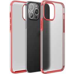 Mobigear Shockproof iPhone 13 Pro Max Hard Case Back cover - Red