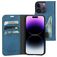 Mobiparts Classic Wallet iPhone 14 Pro Knížkové pouzdro Peněženka - Steel Blue