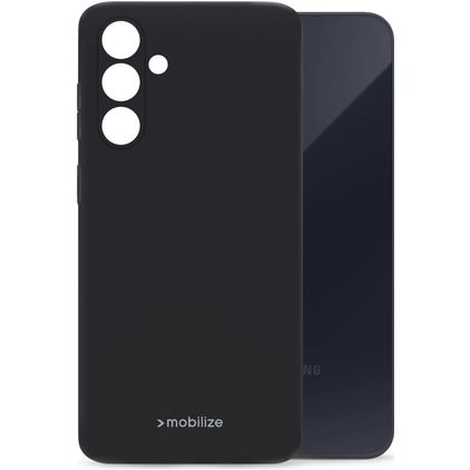 Mobilize Rubber Gelly Samsung Galaxy A35 TPU flexível Capa traseira - Matt Black