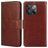 Mobigear Wallet OnePlus 10T Funda tipo libro Cartera - Marrón