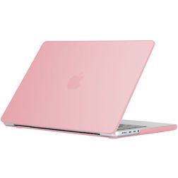 Mobigear Glossy MacBook Pro 16 Inch (2021-2026) Hardshell MacBook Case - Pink - Model A2485 / A2780 / A2991 / A3186 / A3428 / A3429