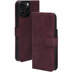 Mobiparts Classic Wallet MagSafe iPhone 16 Pro Max Wallet case - Velvet Red