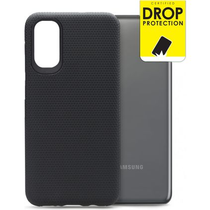 My Style Tough Samsung Galaxy A71 Tvrdý plast Zadní kryt odolný proti nárazům - Černá