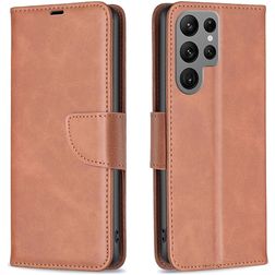 Mobigear Excellent Samsung Galaxy S25 Ultra Wallet case - Brown