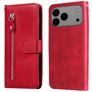 Mobigear Zipper iPhone 17 Pro Max Wallet case - Red