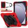 Mobigear SureGrip Xtreme Samsung Galaxy Tab A9 Plus (2023) Case Plastic / Silicone Back cover + Shoulder Strap + Stand - Red