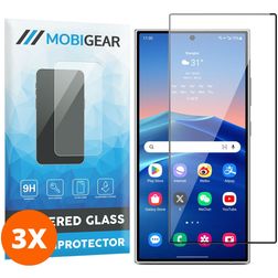 Mobigear Premium Samsung Galaxy S24 Ultra Härdat glas Skärmskydd - Skalvänligt (3-pack)