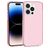 Mobigear Crystal iPhone 14 Pro Plástico rígido Capa traseira - Rosa