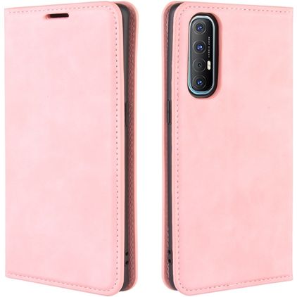 Mobigear Retro Slim OPPO Reno 3 Pro Capa livro Carteira - Rosa