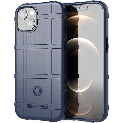 Mobigear Rugged Shield iPhone 13 Mini Flexibel TPU Skal Stötsäkert - Blå