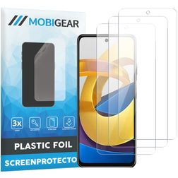 Mobigear POCO M4 Pro 5G Screen Protector Film - Case Friendly (3-Pack)