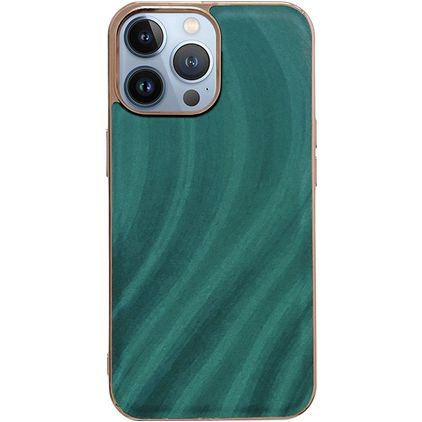 Mobigear Wavy iPhone 14 Pro Max Fodral Hårdplast Skal - Grön